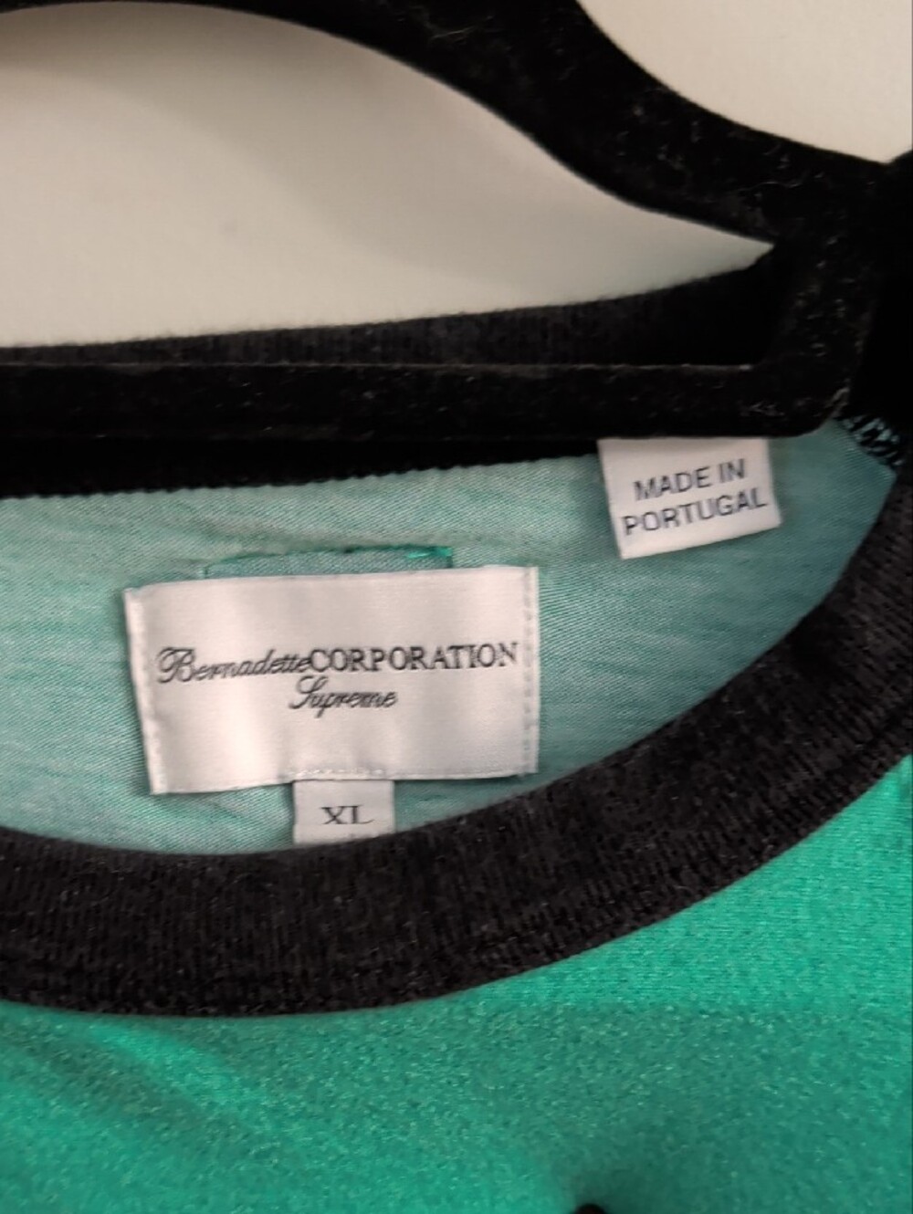 Supreme Green & Black Bernadette Corporation Crewneck - Picture 2 of 3